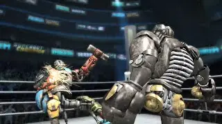 REAL STEEL THE VIDEO GAME - KONG  TRON vs METRO