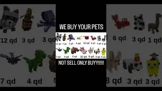 Buying gag pets! #growagarden