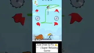 Draw Fly Game &ndash; Simple Drawing Turns Into Flying Adventure | Relaxing Puzzle Gameplay