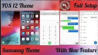 IOS 12 Theme V5 Last edition | IOS 12 Theme for Samsung |
