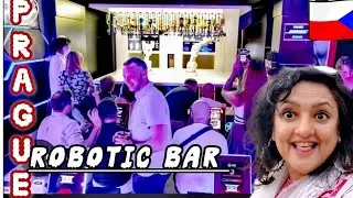Best thing to do in Prague  Robotic Bar  where  Robots Serve Drinks 🇨🇿
