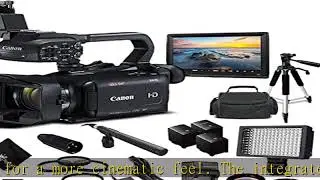 Canon XA15 Compact Full HD Camcorder with SDI, HDMI, and Composite Output (2217C002) with 2-64GB Me
