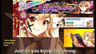 [Touhou Lost Word global] Star EX Nightmare SOLO FARM (Cz1# Marisa) 2:17/run