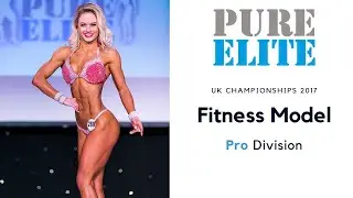 Pro Female Fitness Model at Pure Elite UK Championships 2017
