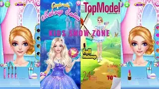 Princess Game for Kids | Kids Game | Cinderella Fashion Salon - Makeup and Dress Up | Kids Fun