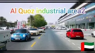 DUBAI 🇦🇪 Industrial Area AL -Quoz 2 City Drive By Bus🚌