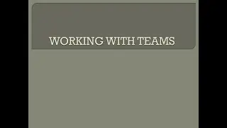 Teams and Group Decision-Making