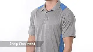 Sport Tek ST665 Heather Colorblock Contender Polo