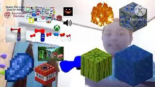 Air Horn Pranks Lapis Lazuli Block Ore TNT Melon Fire Minecraft on KineMaster AL Bany Terompet