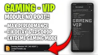 Unleash Max Gaming Performance VIP Module | No Root - Max FPS