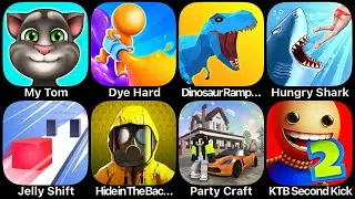 My Tom,Dye Hard,Dinosaur Rampage,Hungry Shark,Jelly Shift, Hide in The Backroom,Party Craft