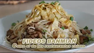 As&iacute; preparamos los fideos revueltos en mi pueblo (BAN MIAN) | SoYui