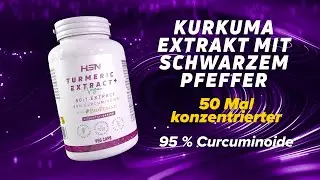 Achte auf deine Gelenke mit Kurkuma Extrakt (50:1) 650 mg + BIOPERINE&reg; von HSN
