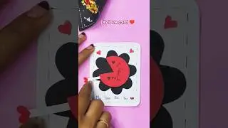 Diy Handmade card for your loved ones~ mini wood toy - woodworking art skills / hand crafts /#shorts