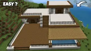 I BULID A SMALL CUTE HOUSE IN THE MINECRAFT GAME 😱🤷