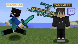 Dropping A Twitch Streaming LEADERBOARDS Player To Win The Hypixel UHC
