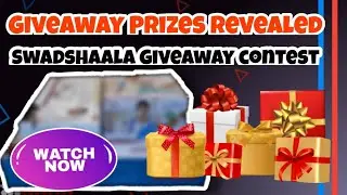 GIVEAWAY GIFTS REVEALED | GIVEAWAY RULES | CONTEST IS CLOSED NOW