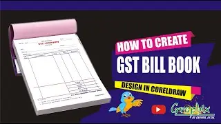 #10 HOW TO MAKE BILL BOOK DESIGN  || CORELDRAW || DEEPAK JUYAL