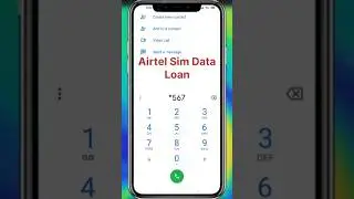 Airtel sim main 1 GB data loan kaise Magaye/Airtel Sim Data Loan code/free Data #shorts