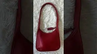 Vintage Coach Ergo Mini Zip One Shoulder Purse Bag #9020 Red