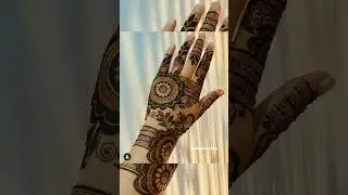 new stylish simple flower back hand mehndi design || letest arabic mehndi design #mehndi #trending