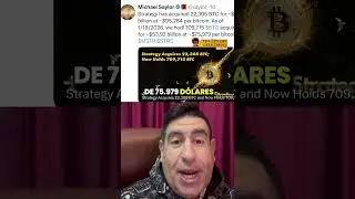 ⚡️Strategy No Para De Comprar Bitcoin. Llegar&aacute; A 1 Mill&oacute;n En 2026? #shorts