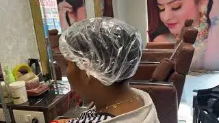 Keratin treatment full process video / best hair treatment / like share, subscribe, ❤️￼￼