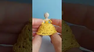 Reversible doll in progress. #microcrochet #howtocochet