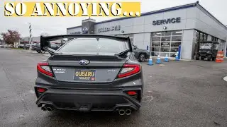 Taking my 2024 WRX TR to the dealership for this annoying issue😠