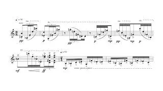 Impressões – No. 2 (2016), for solo violin, by Helder Oliveira