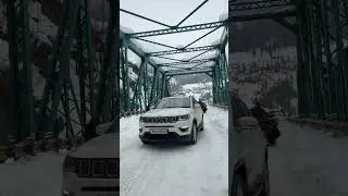 jeep compass performance on snow #jeepcompass #4x4 #travel # shorts