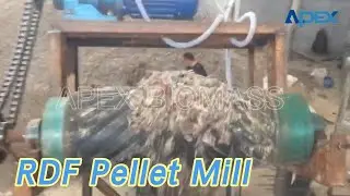 3 Rollers RDF Pellet Mill Machine 7.5kw 4t/h For Landfill
