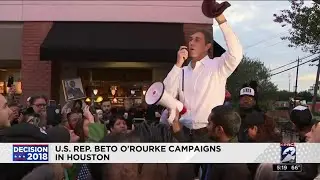 U.S. Rep. Beto O'Rourke campaigns in Houston
