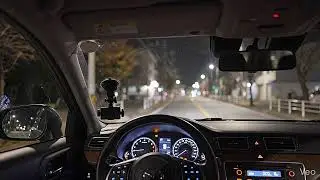 Dark City Streets at Night Ambience with Stillness and Calm