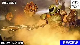 McFarlane Toys Doom Slayer 7 Inch Scale Figure Toy Review 4K