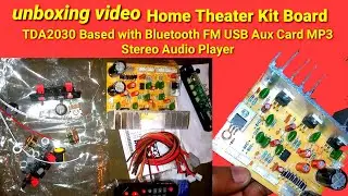 #Home #Theater Kit Board Amplifier Circuit with Bass #TDA2030 Based with flipkart product unboxing