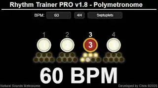 60 BPM  Septuplets