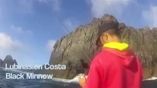 Juan Poper. Lubinas en la Costa con Black Minnow