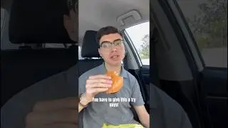 The Best Way To Eat A McChicken 🍔 #shorts #food #mcdonalds #fastfood