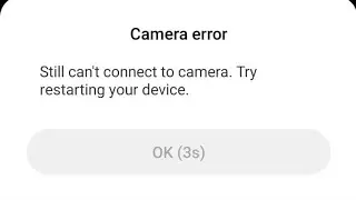 Fix camera error can't connect to the camera problem poco phone |  poco x2 | poco x3 | poco x3 pro