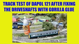 Track Test after Fixing the Driveshafts on a Dapol 4D 009 006 Class 121 Single Car : 4K Widescreen.