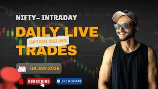 Nifty Intraday Option Selling🚀 | Live Trading | 09th Jan 2026 |   @tradewithjaideep