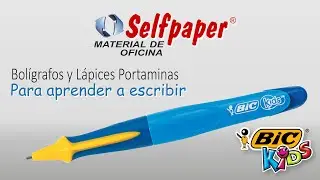 Boligrafo lapiz portaminas para aprender a escribir - aprendizaje bic kids -