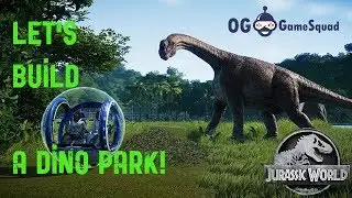 Building a Dinosaur Park in Jurassic World Evolution (Kids Gameplay)