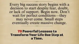 70 Life lesson ;How to Stay Motivated When Life Gets Hard.