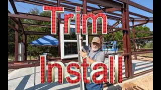 Red Iron Shop Build | J-Channel & Trim Install