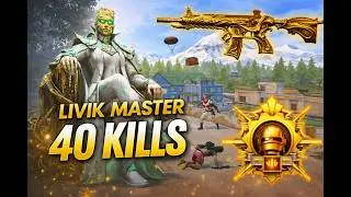 40 kills ! Livik master with X suit | MY BEST LIVIK GAMEPLAY in NEW MODE #bgmi #pubgmobile #pubg