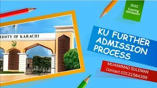 KU Evening Admission Further Process | Claim Form | Karachi Uni Merit List | Self Finance Form