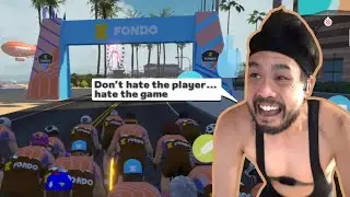 NEVER take a pull on Zwift!!