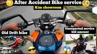 Duke 200 accident bike service😭| Rare old drift bike🤩|Unexpected services bill amount😱#travel #duke